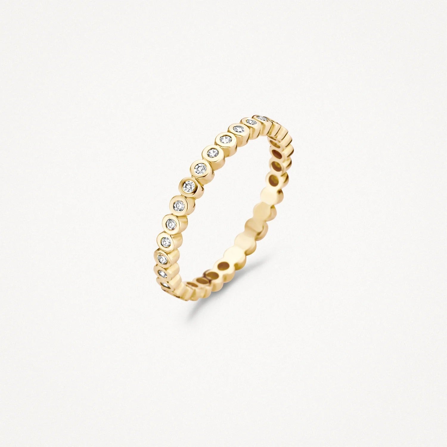 Ring 1120YZI - 585er Gelbgold mit Zirkonia